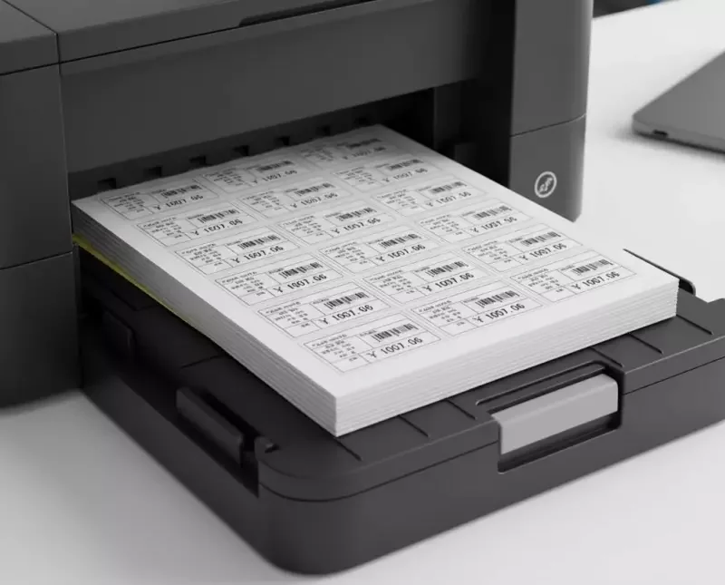 Etiquetas en hojas A4 para impresoras laser e inkjet