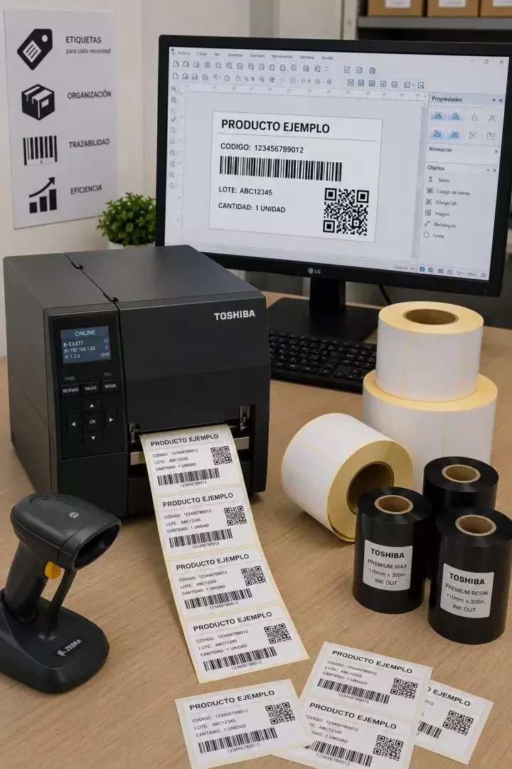 Impresoras, Ribbons y Software de etiquetas